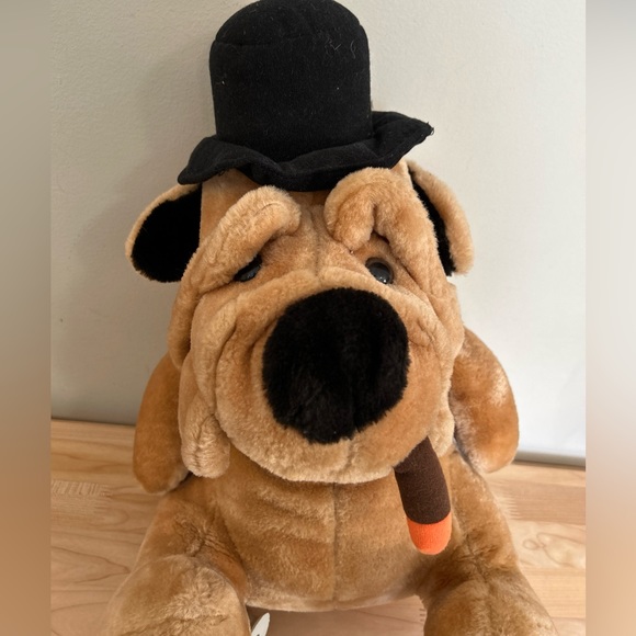 Brooklyn Doll Toy and Novelty Smoking Bulldog Cigar Plush Vintage 1993 - Picture 5 of 10